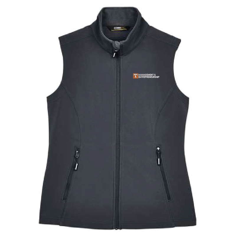 UT M&E Women's Soft Shell Vest - Carbon